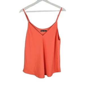Orange Lined Camisole Top